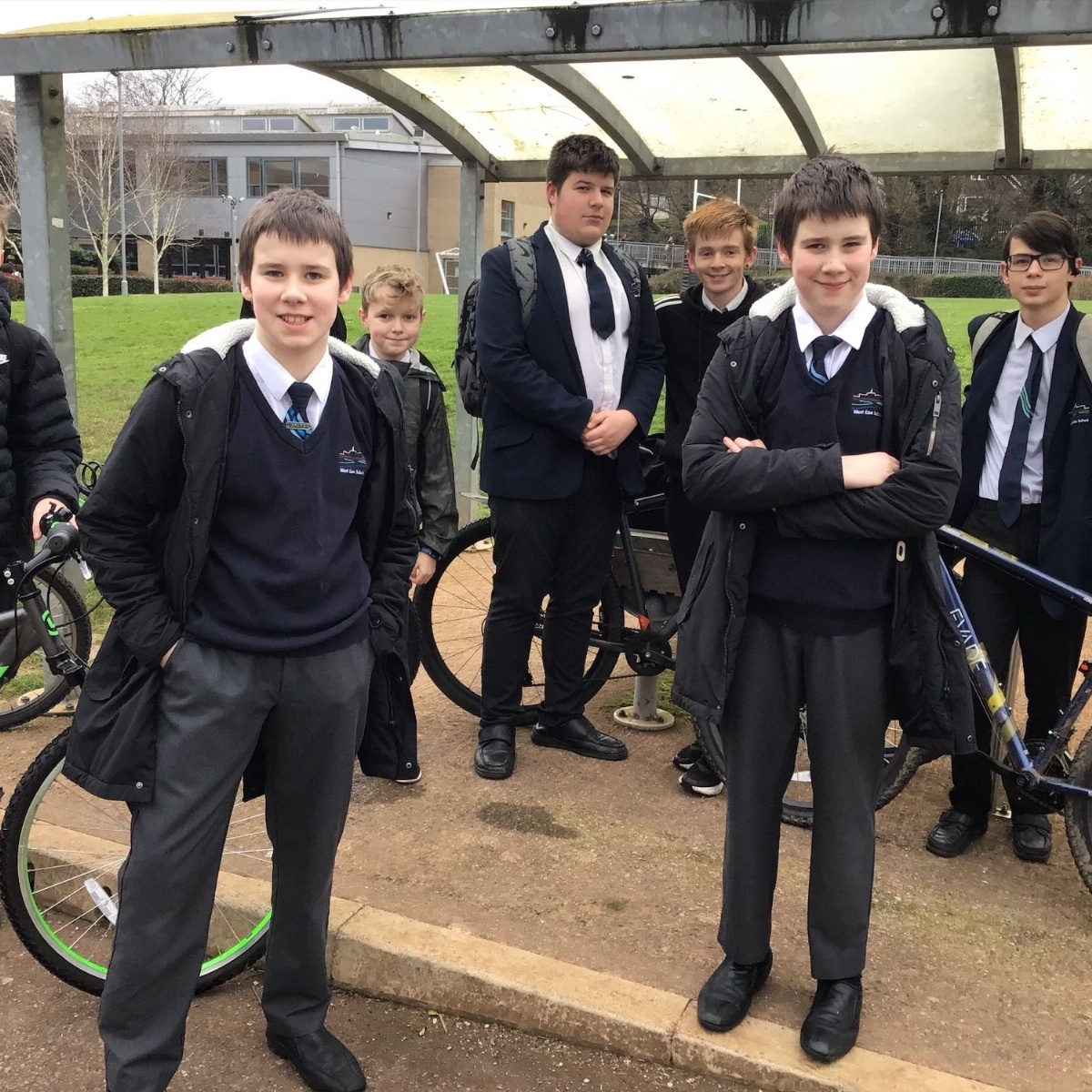 West Exe School - West Exe School take part in Sustrans Big Walk and Wheel